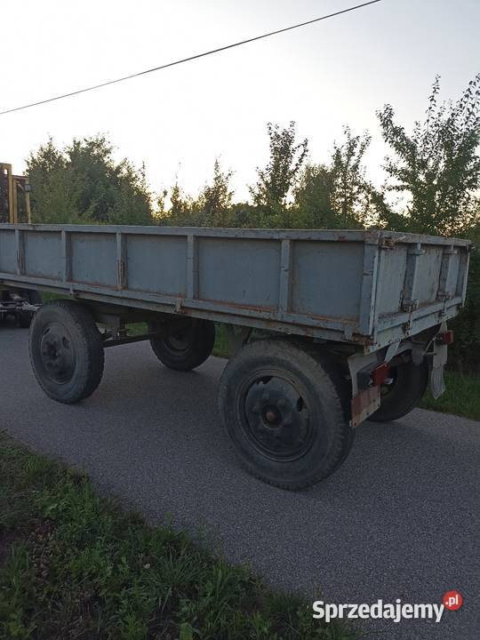Przyczepa d 44 Niska Sztywna Prosta Przyczepy rolnicze łódzkie Zgierz