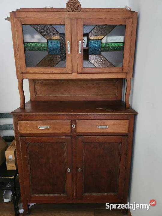 Sprzedam kredens z witrażami Szczecin sprzedam