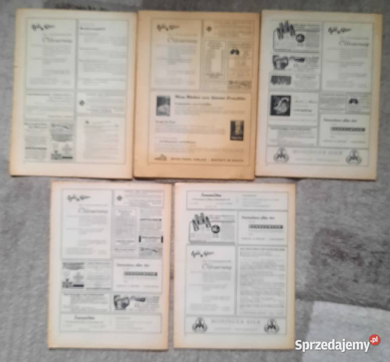 Stare Wojskowe Gazety Alte Kameraden x 5