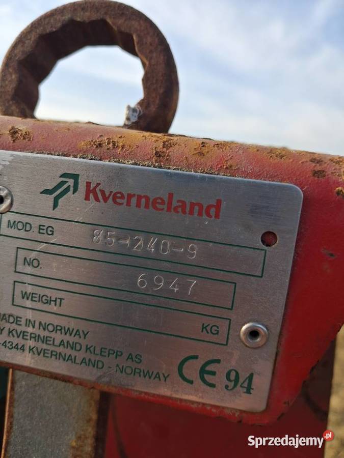 Pług kverneland eg85 vario wielkopolskie
