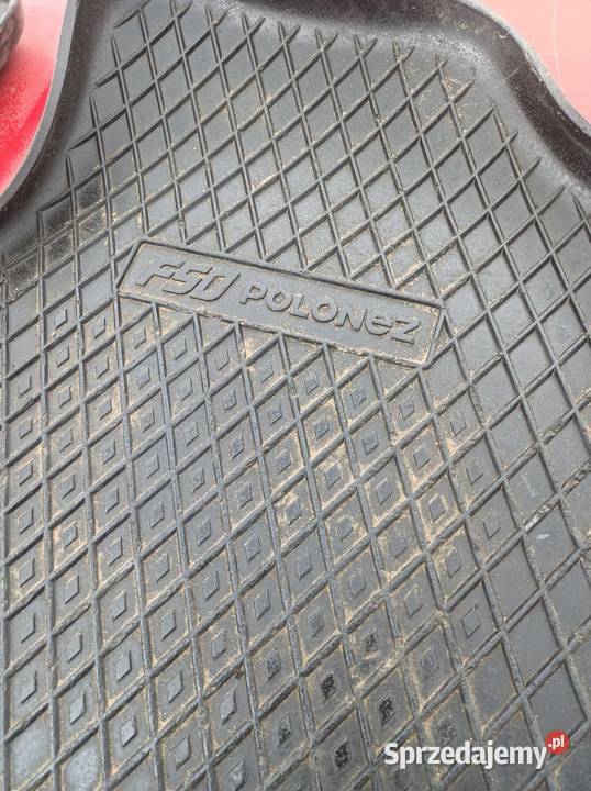 Dywany dywaniki gumowe FSO polonez czarne cargo Pionki