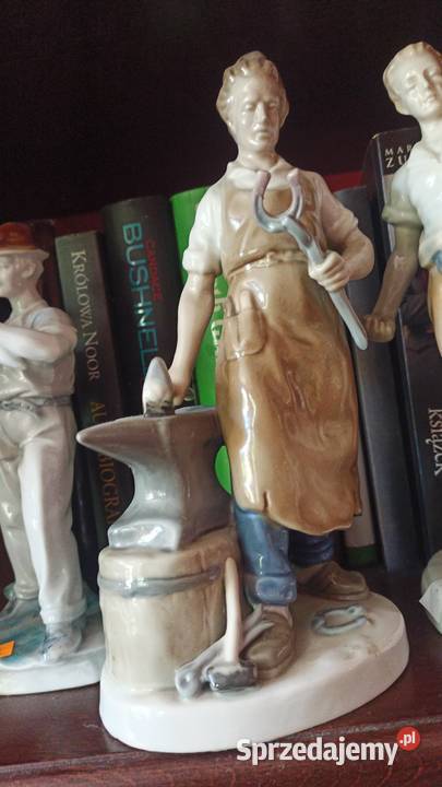 Figurka kowala Niemiecka figurka wyprodukowana w Gdańsk sprzedam