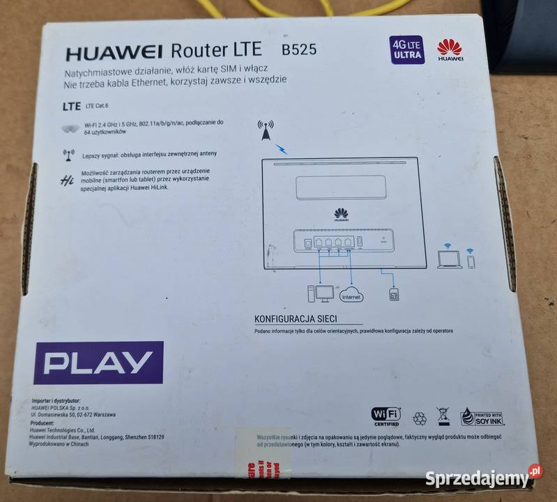 Router LTE B525 HUAWEI model B525S23a kujawsko-pomorskie Bydgoszcz