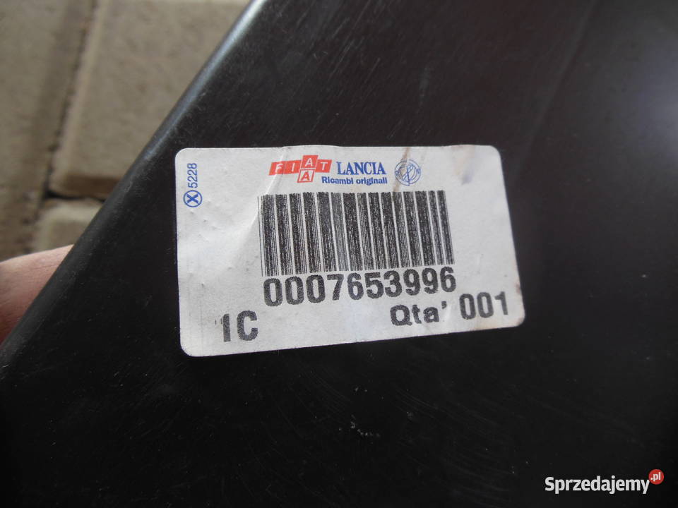 76539960 ELEMENT OSŁONY CHŁODNICY FIAT TIPO UNO Tapicerki samochodowe