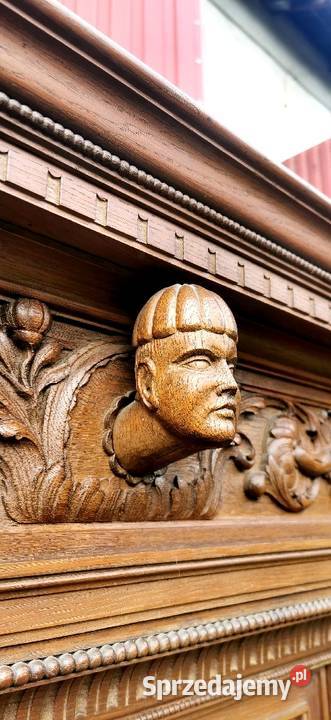 Ogromny neorenesansowy komplet gabinetowy z 1925 dolnośląskie Wrocław