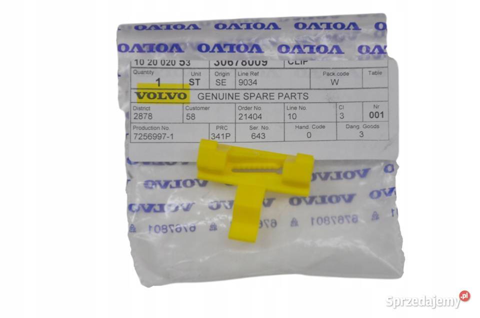 VOLVO S60 V70 XC70 spinka szyby czolowej OE Bielany Wrocławskie