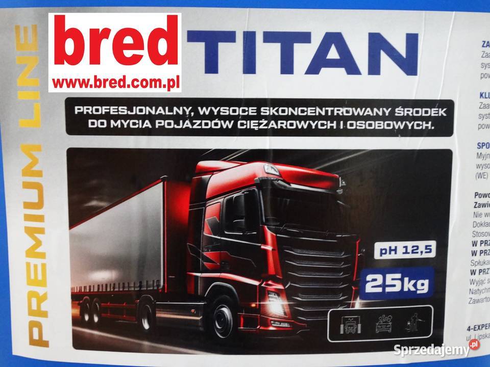 TITAN aktywna pianaszampon do mycia TIR CAR BUS sprzedam