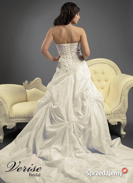 Suknia ślubna ecru 38 Verise Caprice bolerko Szczecin