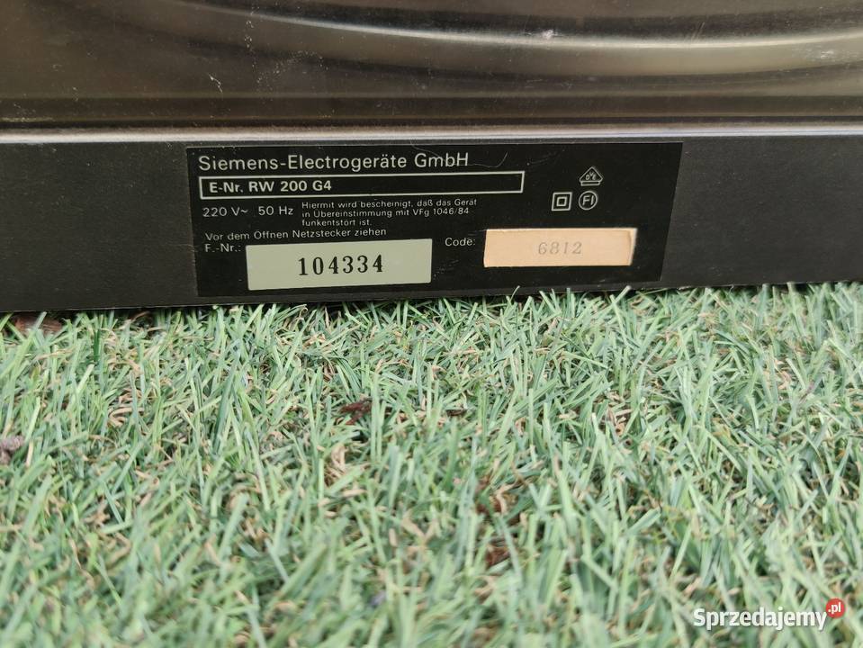 Gramofon Siemens RW 200 sprawny Technics denon Świdwin sprzedam