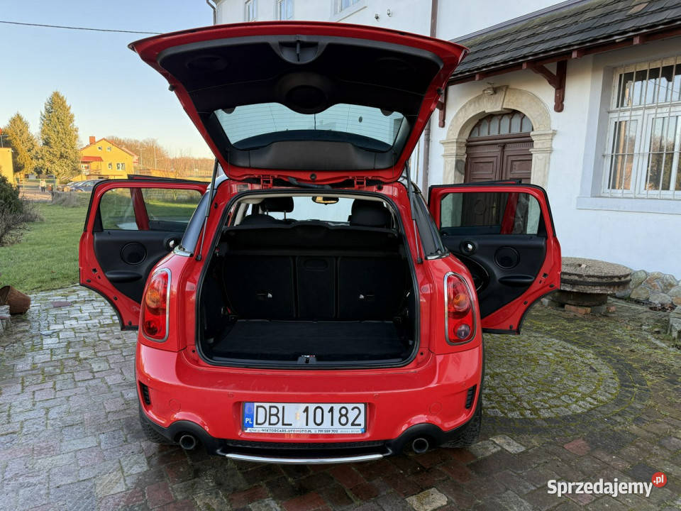 Mini Cooper S 16benz 184 ALL4 4x4 RED HOT Serwis podgrzewane fotele dolnośląskie Ocice