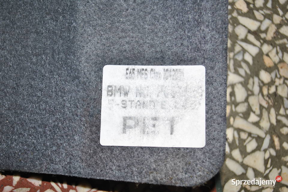 Poduszka lędżwiowa BMW E60 E61 E65 E66 Fotele i kanapy Poręba