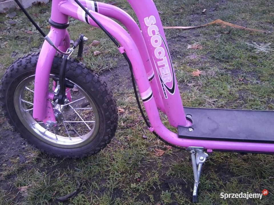 Hulajnoga Scuter terenowa różowa WN115A koła 125 Rowerki i pojazdy Knurów