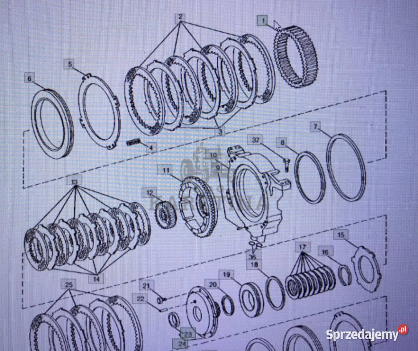 John Deere R7154biegkoło zębateJohn Deere Jastrzębniki