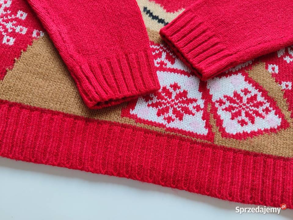 Nowy sweter świąteczny Renifer No name 98104 Katowice