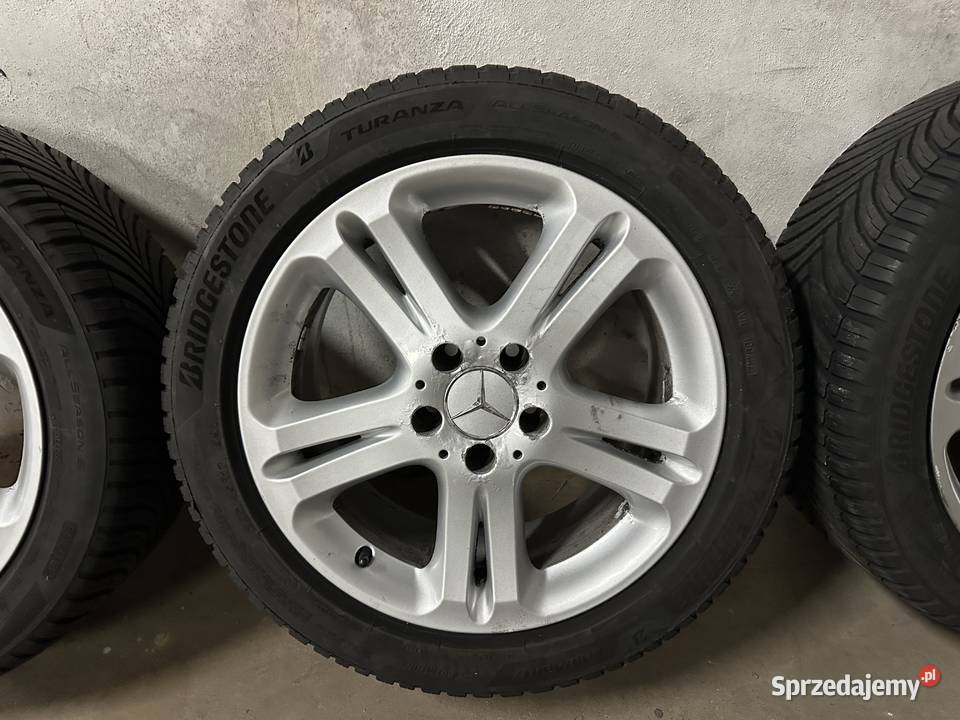 Mercedes W211 oryginalne alufelgi 17 nowe opony Narama