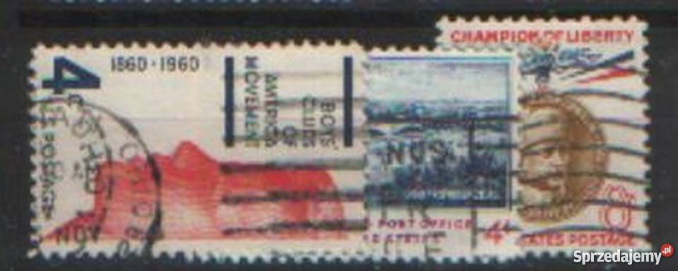 Zn USA Mi 1163 4 6 kas 1960 Gliwice