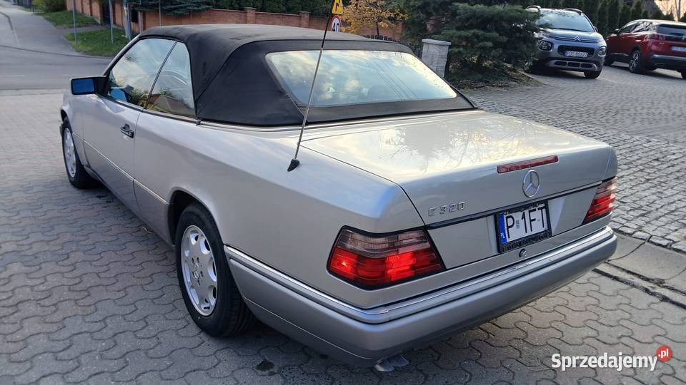 Mercedes w124 cabrio cabriolet e320 benzyna wielkopolskie sprzedam