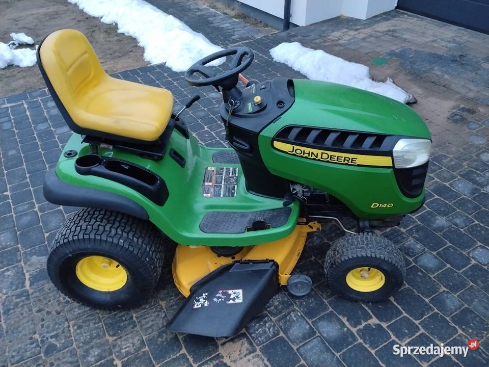 Kosiarka traktorek John Deere D140 Konin sprzedam