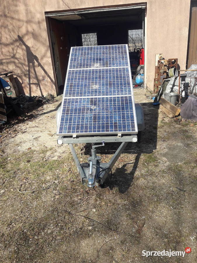 Magazyn energii mobilny przyczepka fotowoltaika Wąbrzeźno
