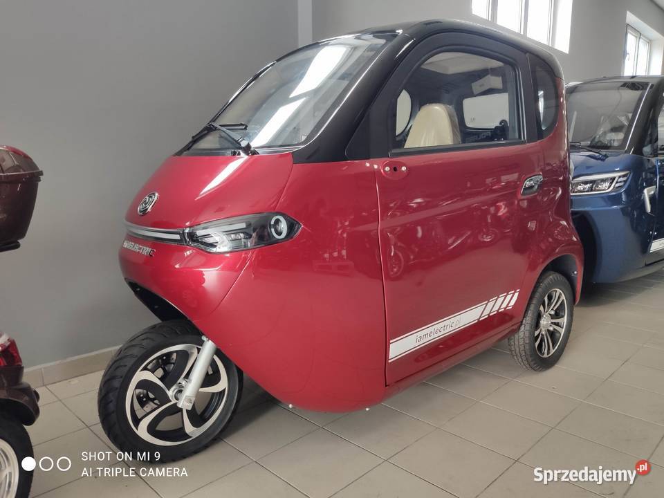 Motorower elektryczny trójkołowy zabudowany NEMO nieuszkodzony Siedlce