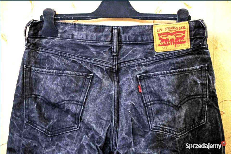 Klasyczne Jeansy Levi Strauss męskie rozmiar W34 Poraj