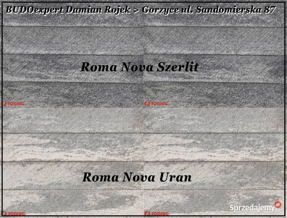 Nowoczesny bloczek na ogrodzenie Joniec Roma Rzeszów