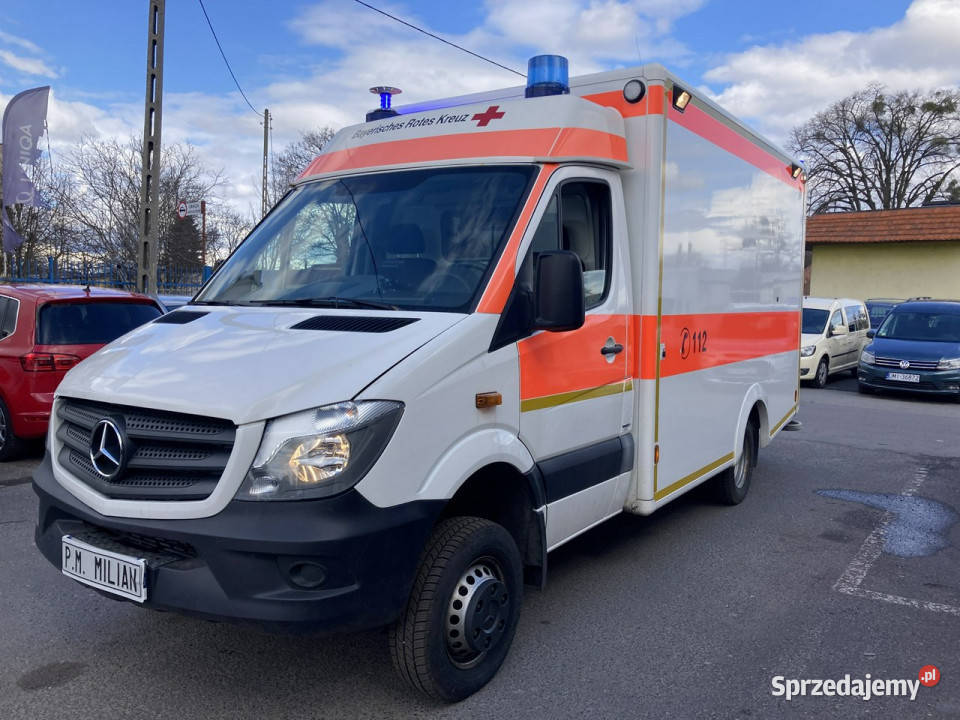 Mercedes Sprinter Sprinter 519 Karetka 4X4 centralny zamek Mercedes-Benz Syców sprzedam