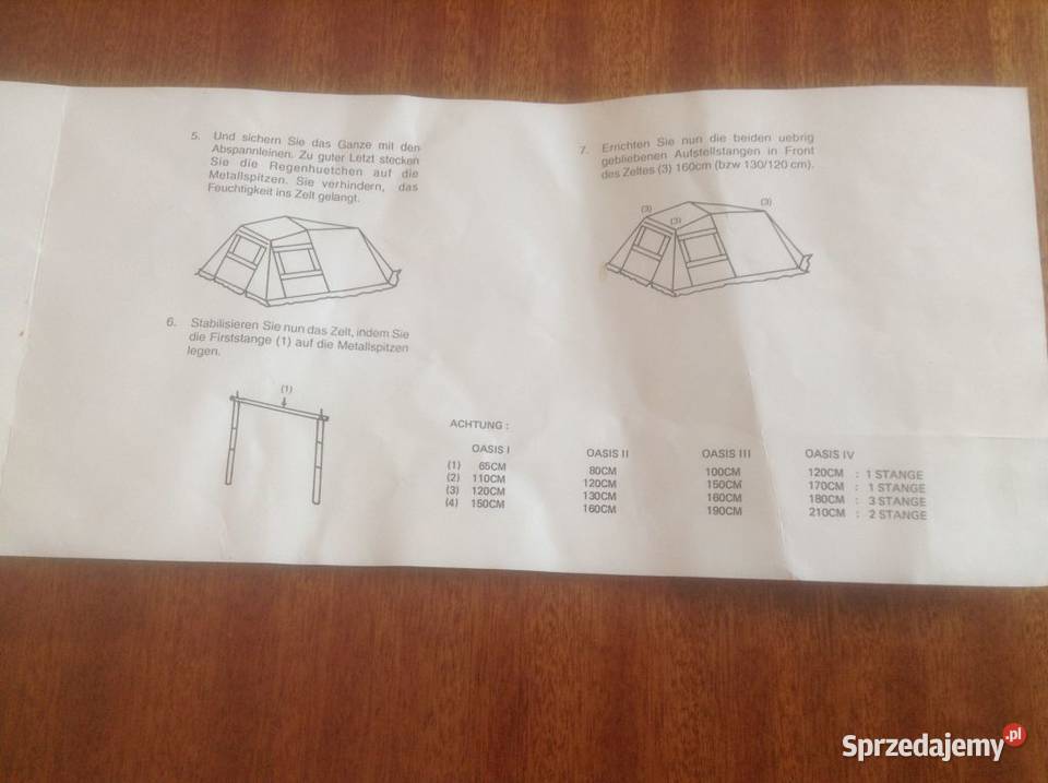 Namiot z tropikiem 3 osobowy OASIS III Opole sprzedam