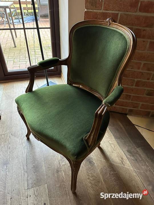 VINTAGE Komplet mebli Ludwik kanapa krzesła Olsztyn