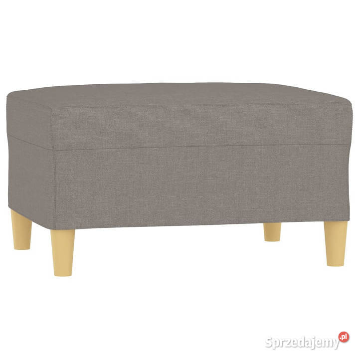 Podnóżek taupe 70x55x41 tapicerowany tkaniną sprzedam
