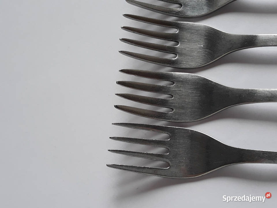 Widelce obiadowe PNĄCZA Gerlach sztućce PRL