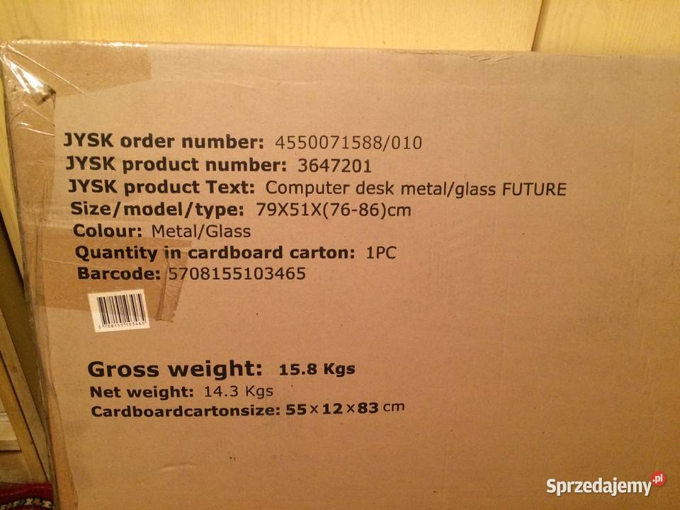 Stolik biurko komputerowe PC NOWE mazowieckie