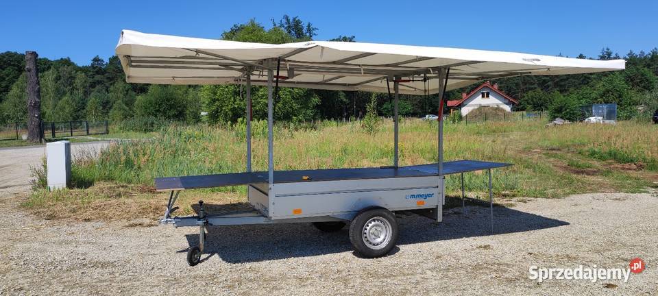Przyczepka Stragan Mobilny Punkt Sprzedaży Stan dolnośląskie