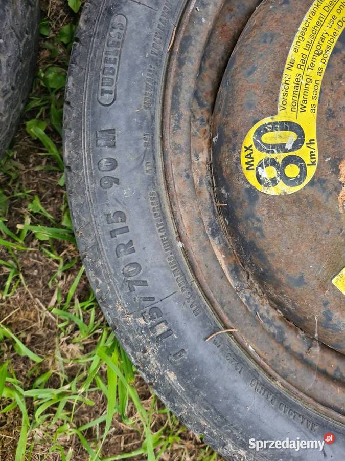 Koło dojazdowe ET 40 4 śruby Bieliny sprzedam