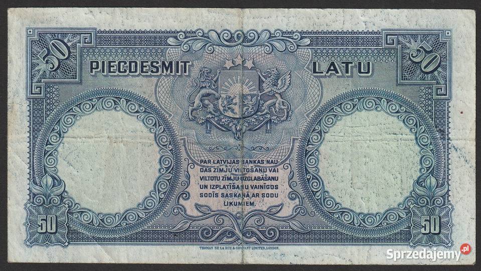 Łotwa 50 latu 1934 Karlis Ulmanis 457 Numizmatyka Łódź
