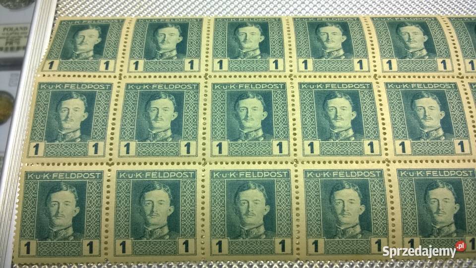 naczki KuK FELDPOST Mi 53 A gez 12 12 zestaw 67 Warszawa