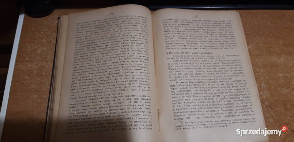 DZIEJE KOŚCIOŁA POWSZECHNEGO KSWKRYNICKI 1925 Antyki, Sztuka, Kolekcje wielkopolskie Iwno