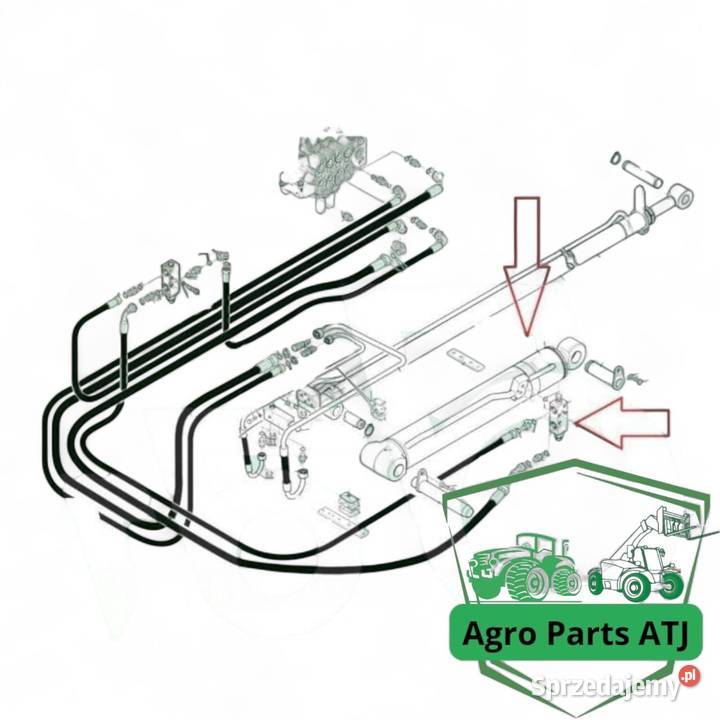 Siłownik Główny Masztu 240047 232749 Manitou MLT