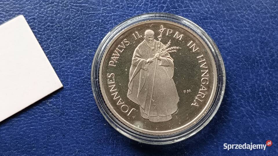 Stare monety 100 forint 1991 Jan Paweł II Węgry podkarpackie