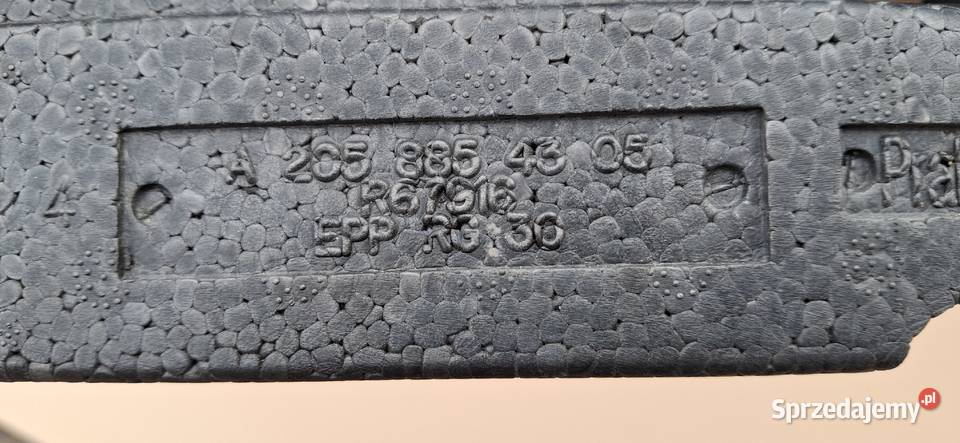 MERCEDES CKLASA W205 LIFT AMG ABSORBER PRZÓD Bieleń