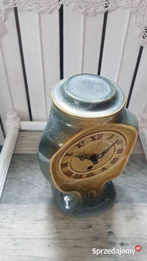 zegar porcelanowy PRL Mirostowice Dargikowo