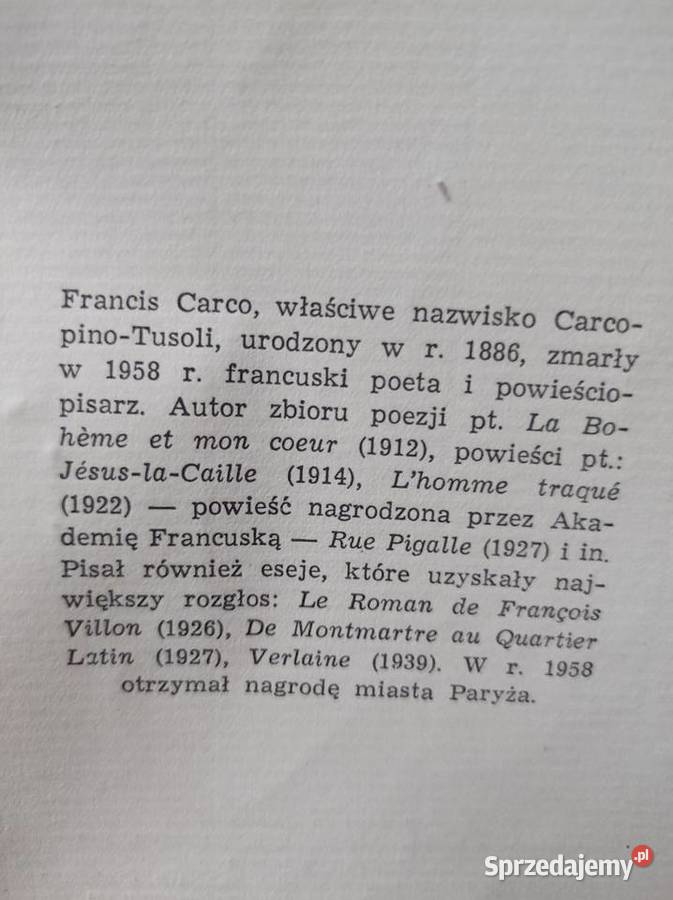1959 Opowieść o Franciszku Villonie Francis świętokrzyskie Kielce