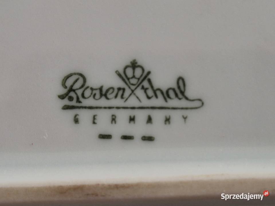 Półmisek Rosenthal Schattenrose czarna róża Gdańsk