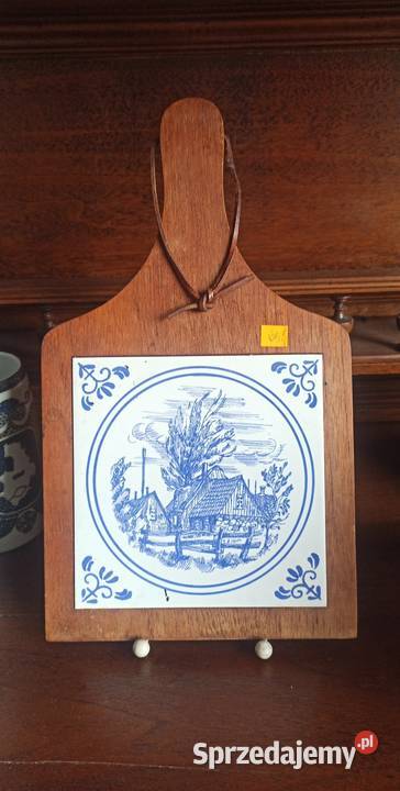 Deska z kafelkiem ceramicznym Chaty Gdańsk