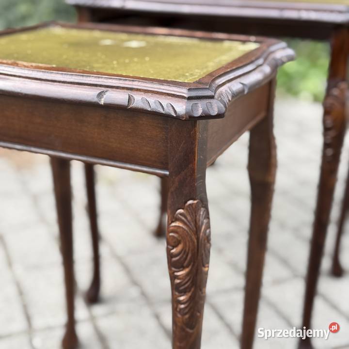 ARTexpert Stolik stoliki trojak trojaki Antyki, Sztuka, Kolekcje Dobrzany