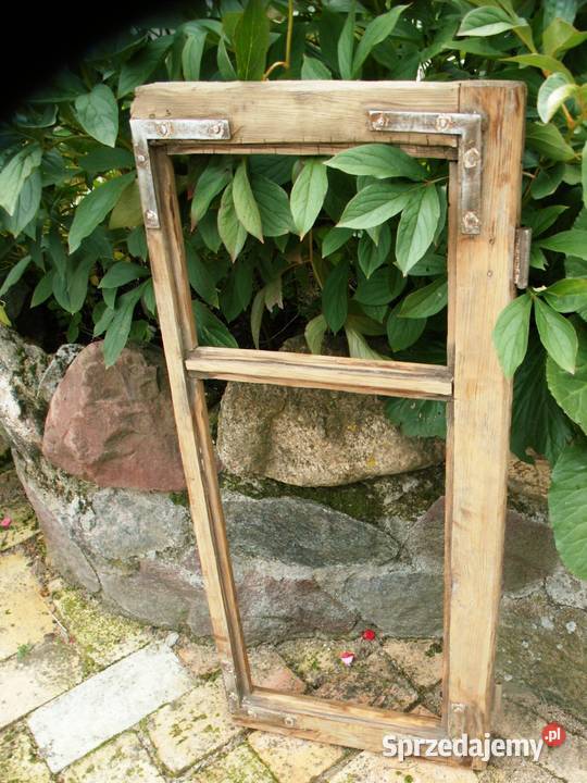 Okno rama loft na lustro aranżację zdjęcie 37x84