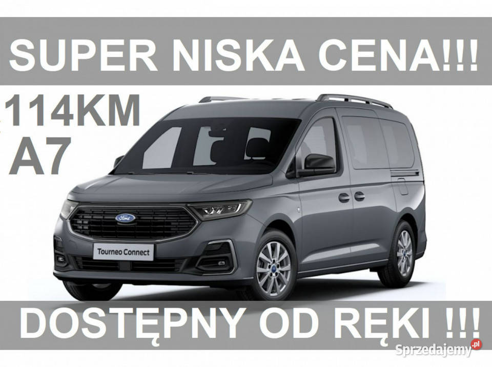 Ford Transit Connect Nowy Trend VAN L2 100KM Czujniki 2-os. Dostępny od rę…