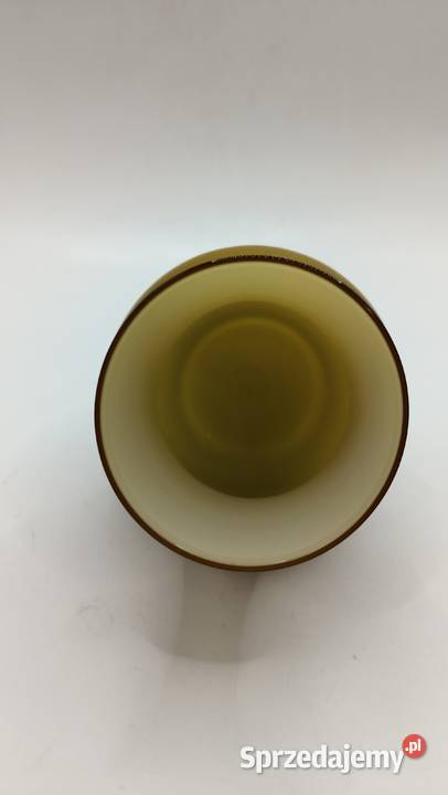 Wazon artystyczny ze szkła kolor miodowy Zamość sprzedam