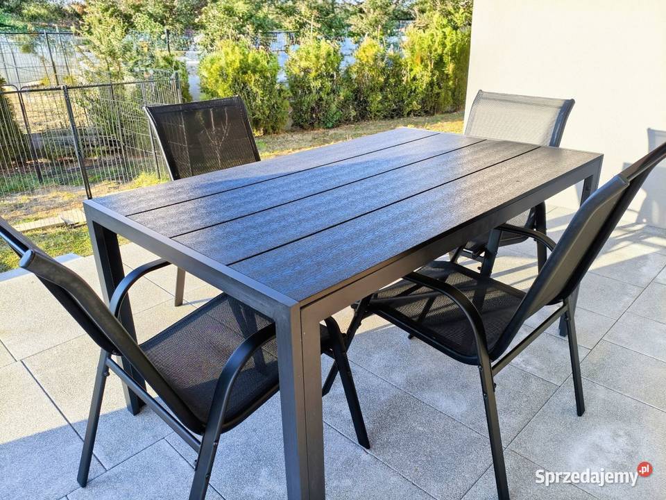 Zestaw ogrodowy 4 krzesłastół Maderup Jysk podkarpackie Dębica