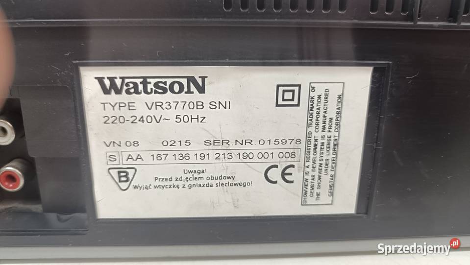 WATSON VR3770B Poznań
